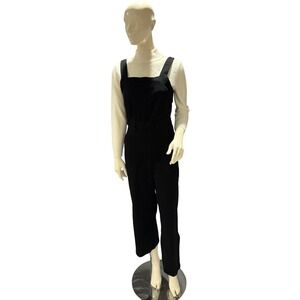 Copper Key Black Square Neck Tie-Back Jumpsuit M